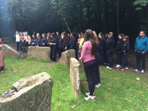 Burial sites like this Bronze Age recreation proved very interesting.