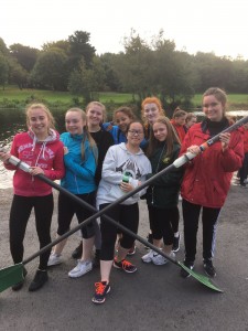 Crumlin's participants at the 'Learn to Row' regatta in Island Bridge.