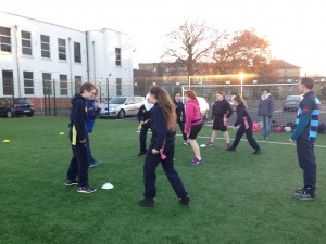 Tag Rugby on our all weather Astro-turf