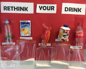 Rethink your drink display: How much sugar are you drinking?