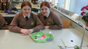 A plant cell made by Kelsey Redmond (1 Vivaldi) and Shannon Redmond (1 Beethoven)