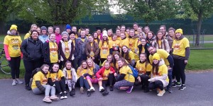 Our Darkness Into Light participants following their walk on Friday 6th.