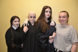 5th Year students dressed as The Addams Family