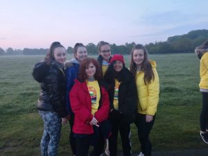 5th Year Group at Darkness Into Light