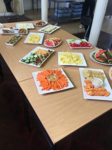 Healthy food during wellbeing week