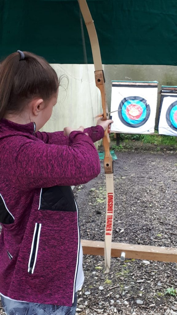 Trying Archery in Carlingford