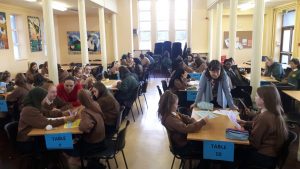 2nd Year Maths Challenge in the Dining Hall