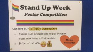 Stand Up Poster Competition.