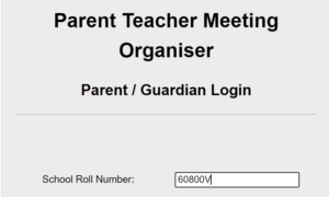 6th Year Parent Teacher Meeting